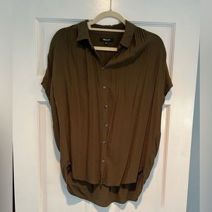 Madewell cap sleeve shirt